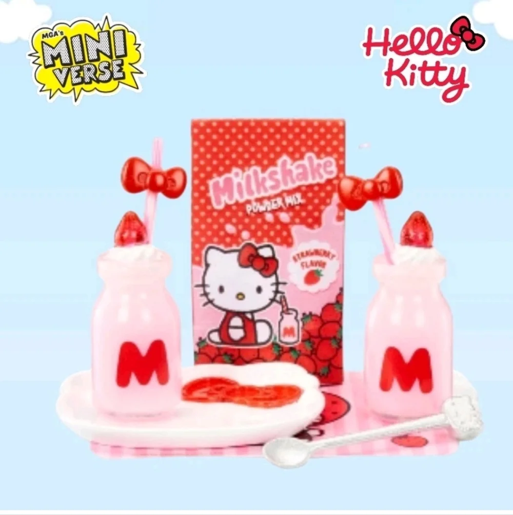 Miniverse Make It Mini Hello Kitty Strawberry Milk
